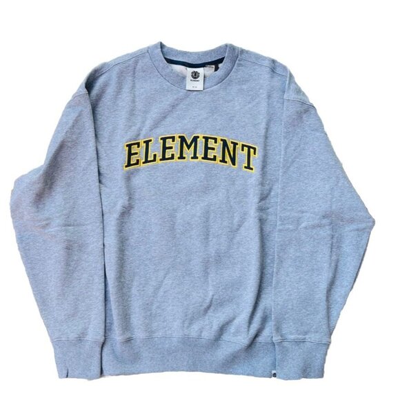 Element Men’s Heather Grey Crewneck Casual Sweatshirt Pullover Size M - Picture 1 of 12